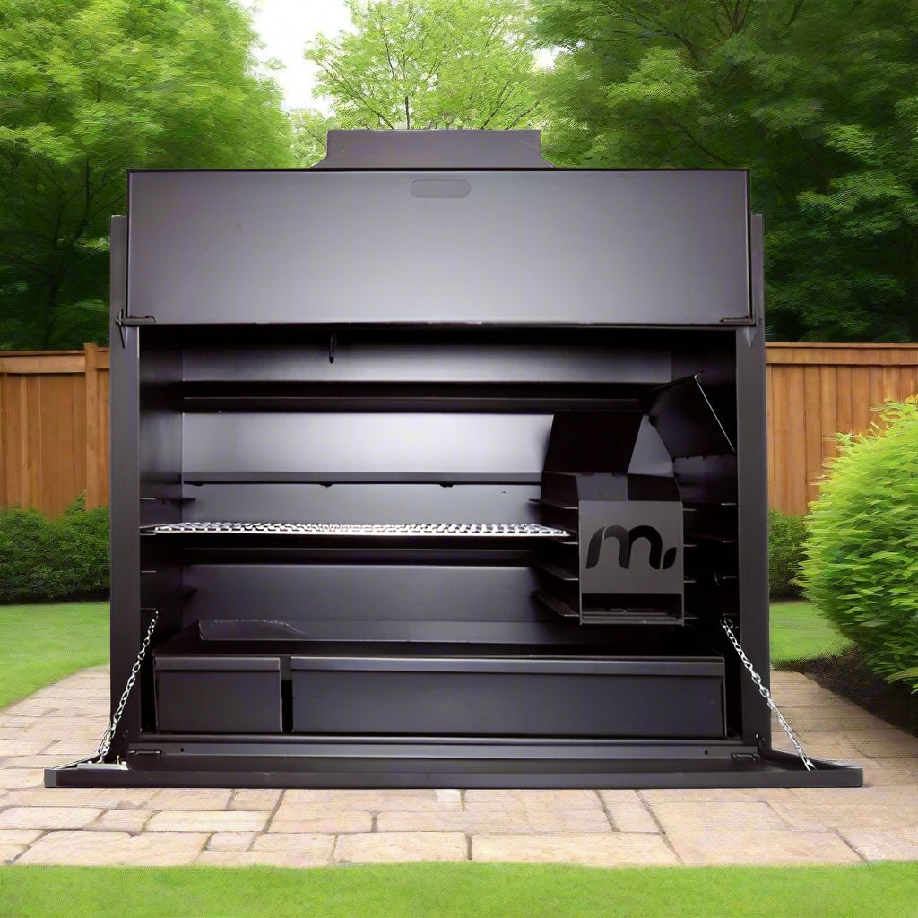 Megamaster  Deluxe built in Braai 1000mm or 1200mm with cowl