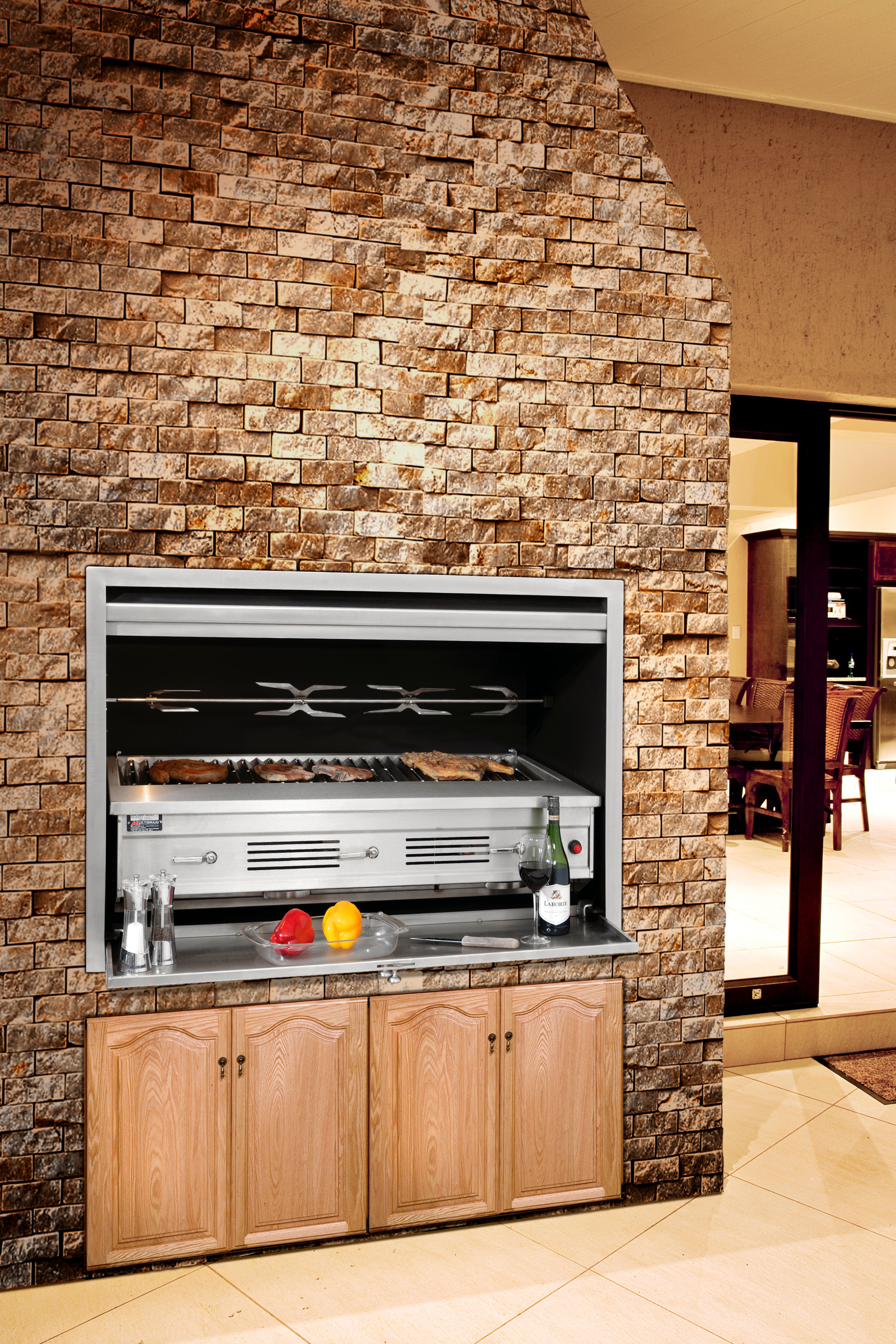 Infiniti Built in Gas braais