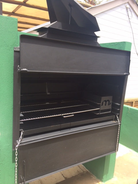 Megamaster  Sizzler built in braai 750, 1000 or 1200mm
