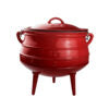 LKS No 3 Red Enamel potjie pot