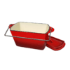 LKS Bread Pot Red Enamel