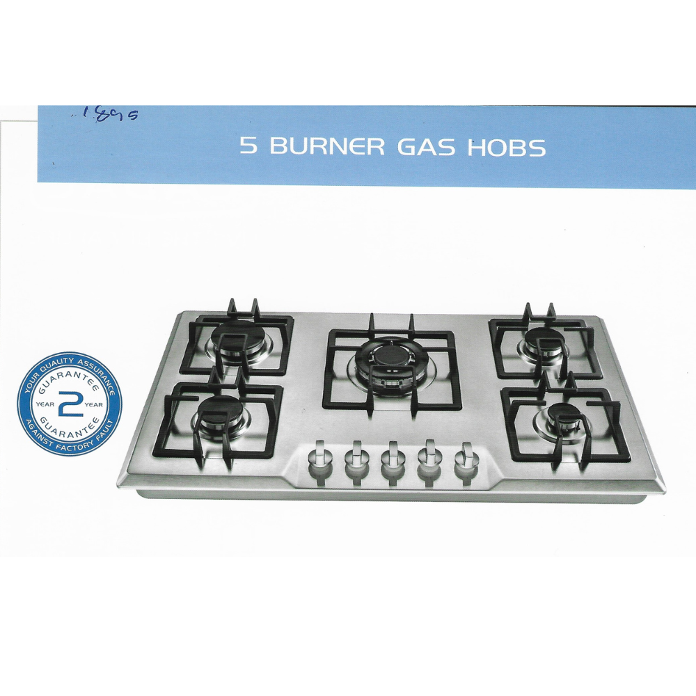 5b gas hob with front knobs