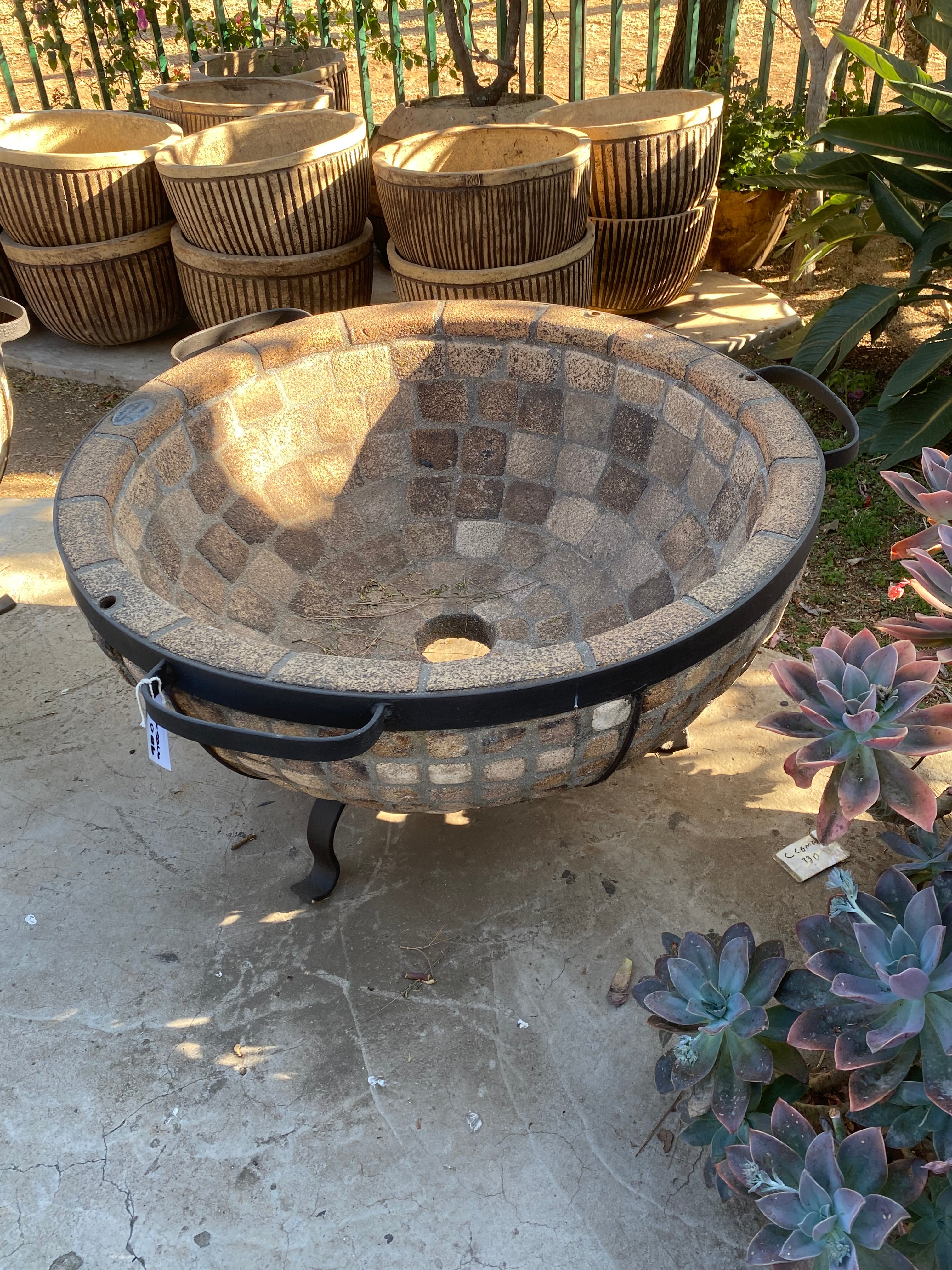 Mosaic Pit Fire