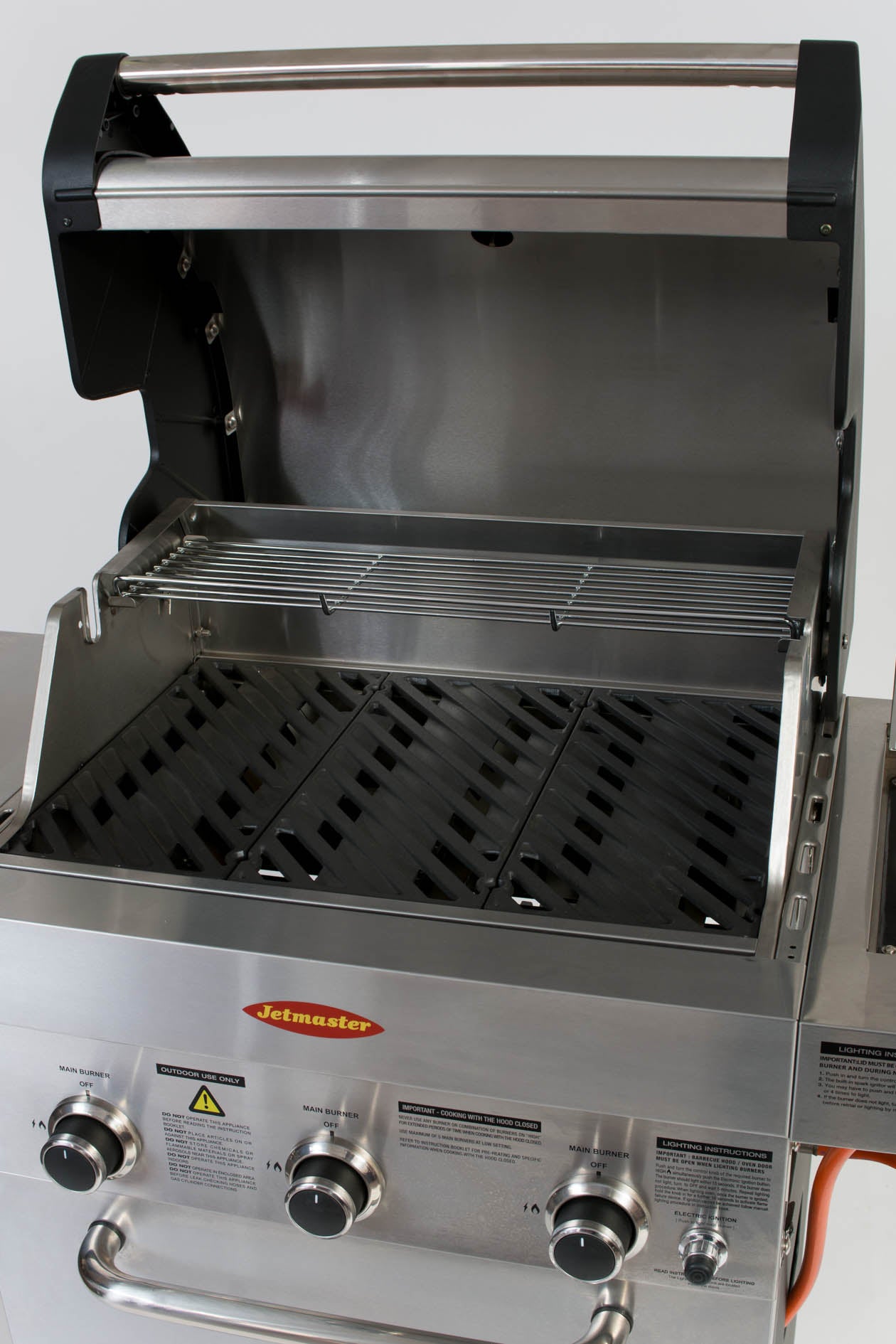 3 Burner Stainless steel gas braai