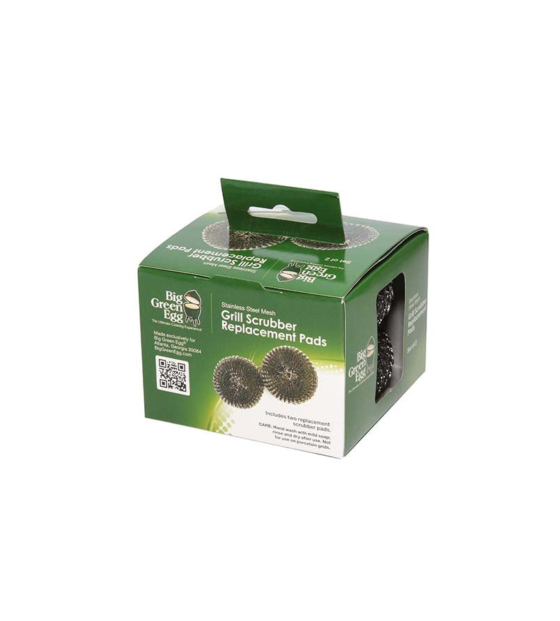 Big Green Egg Mesh Scrubber Pads Replacements (Set of 2)