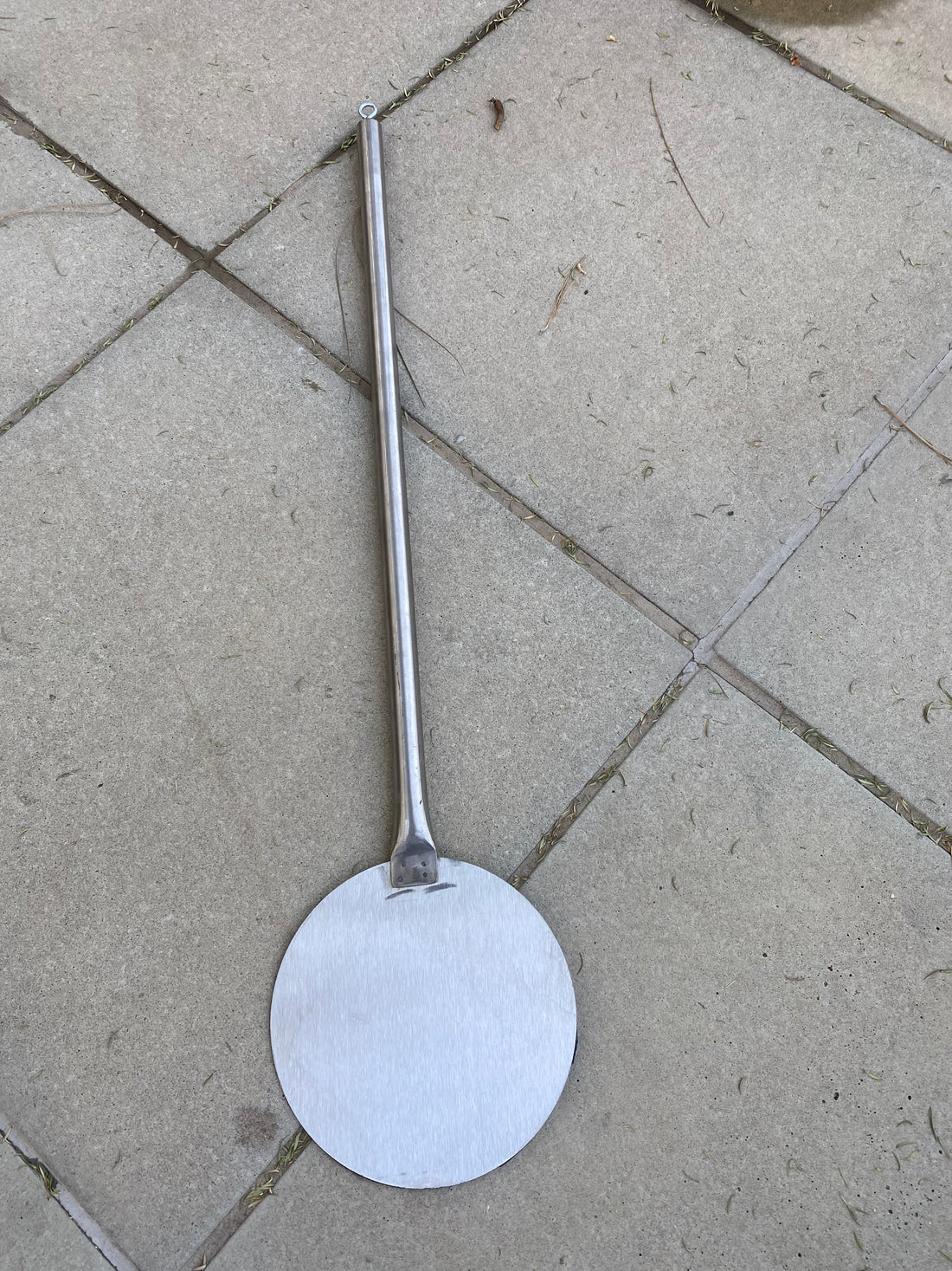 Pizza round paddle ss