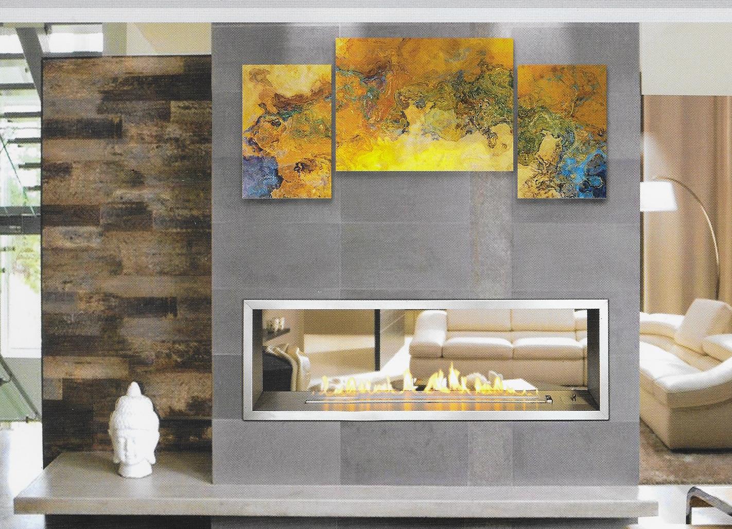 INFINITI SLIMLINE BUILT IN UNIT GAS FIRE PLACES