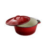 LKS Round Enamel casserole pot 2L
