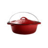 LKS Oven bake Red enamel No 12