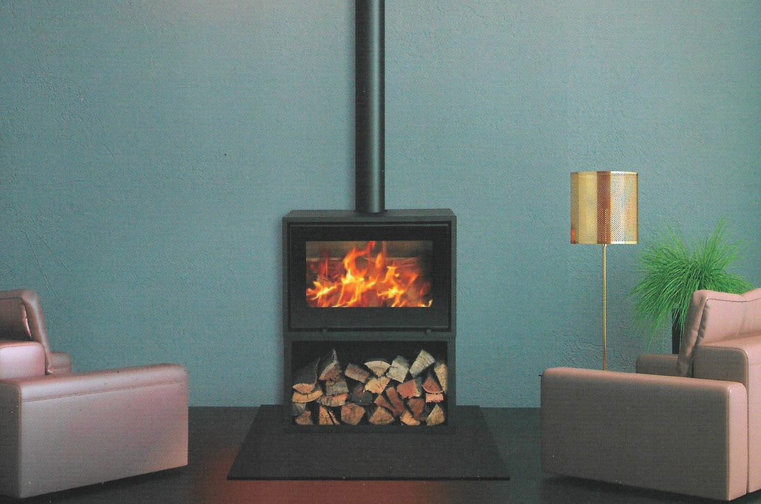 Infiniti Free standing wood burning convection Fireplaces 14 & 18kw single sided