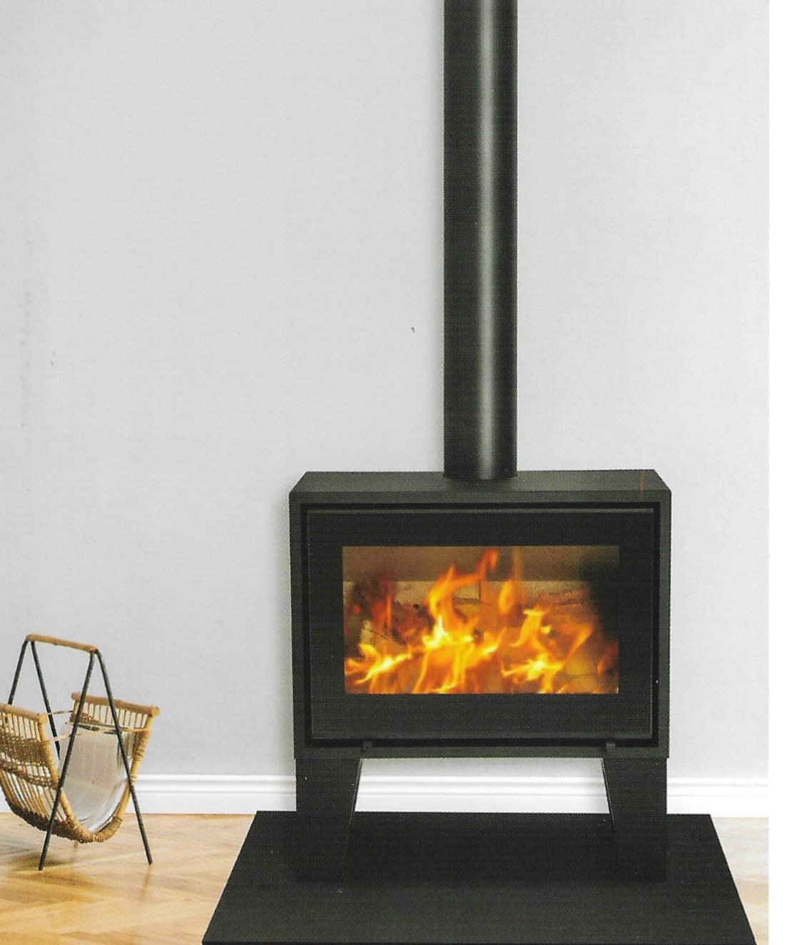 Infiniti Free standing wood burning convection Fireplaces 14 &amp; 18kw single sided