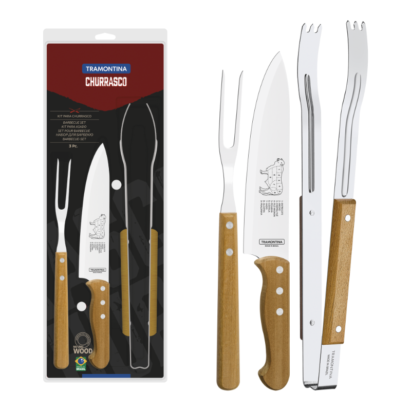 3pc. Braai Set (Blister Packaging)