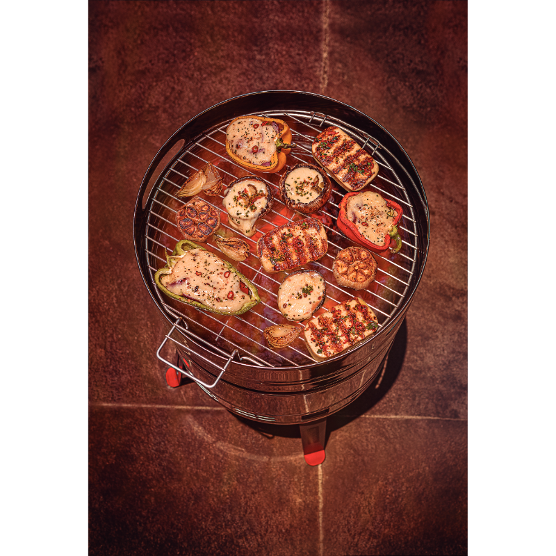 400 Charcoal Braai Grill – Stainless Steel