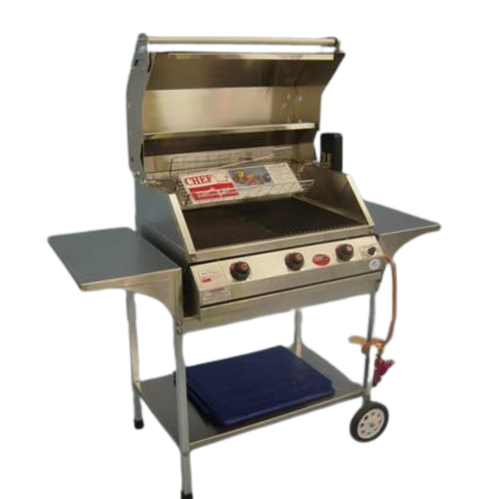 3 or 4  Burner Chef mobile octane high pressure gas braai