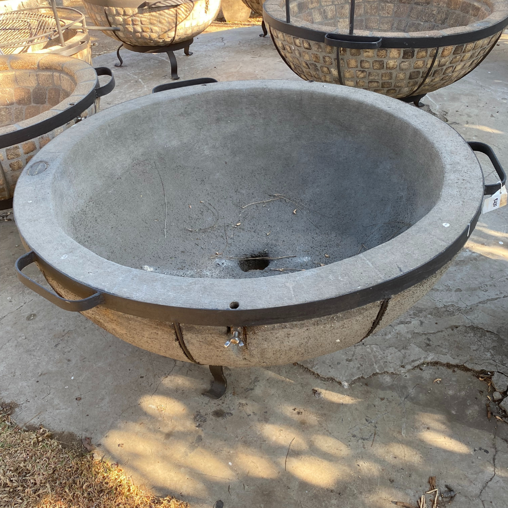 contremporary cement fire pits