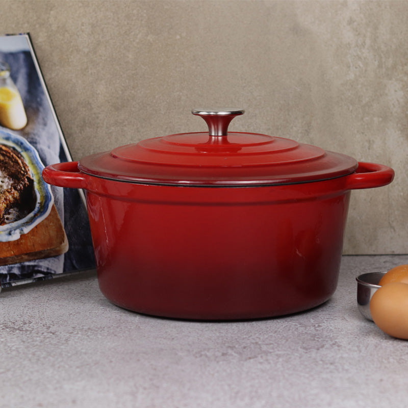 LKS Round Enamel casserole pot 2L
