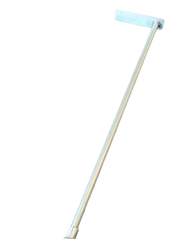 Coal scraper with blow hole