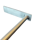 Coal scraper with blow hole