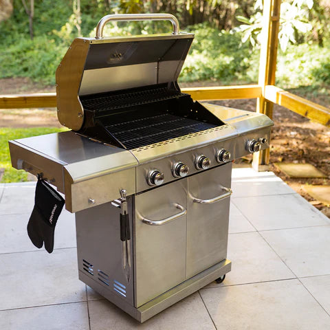 Megamaster Apex 4 Burner Evolution patio gas braai