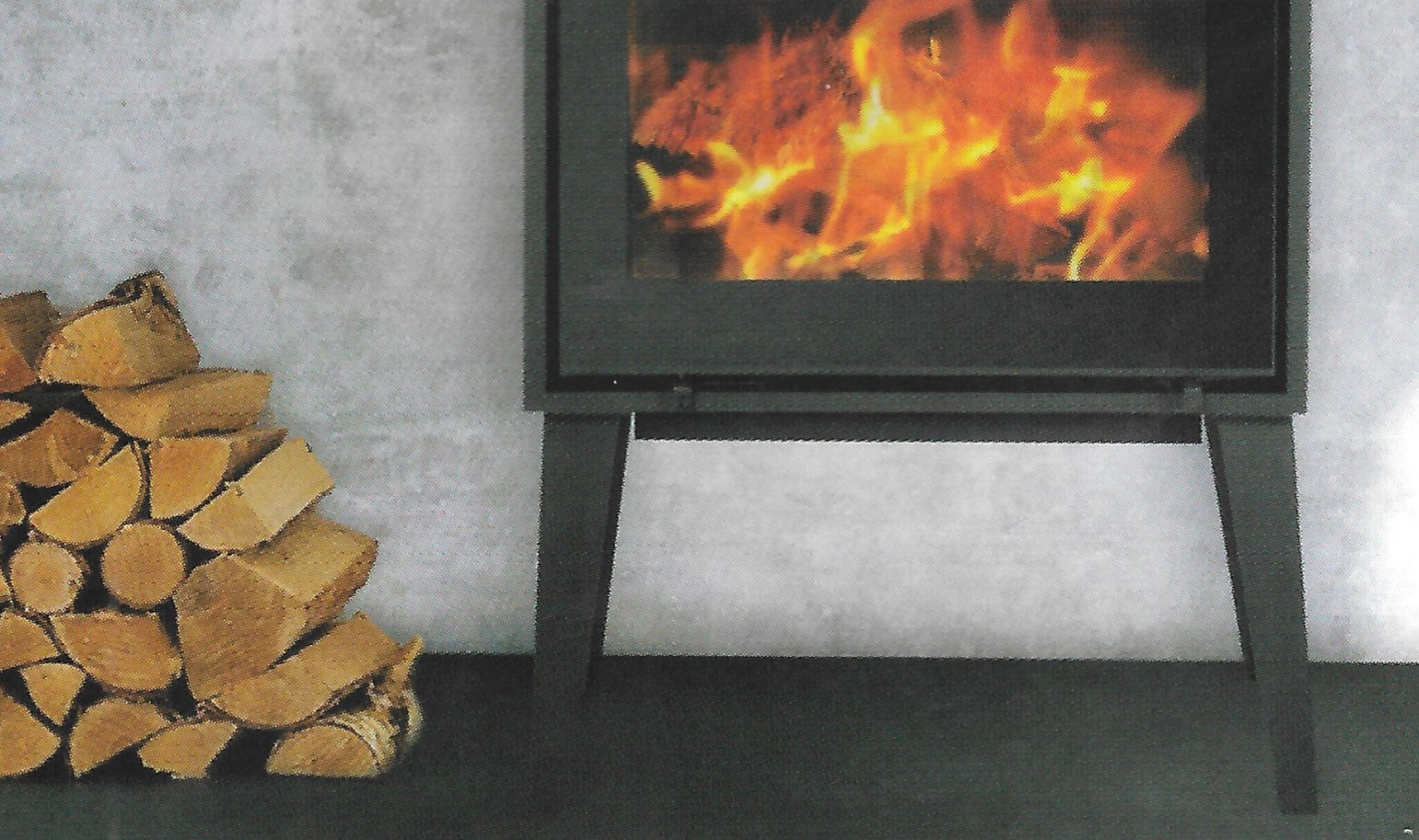 Infiniti Legs for free standing fireplaces 14 and 18kw units