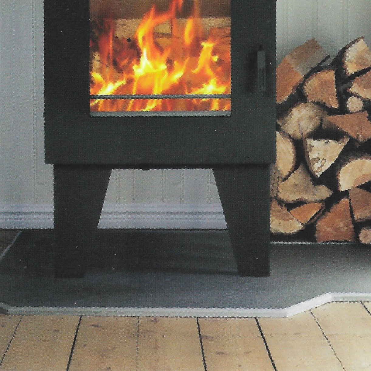 Infiniti Legs for free standing fireplaces 14 and 18kw units