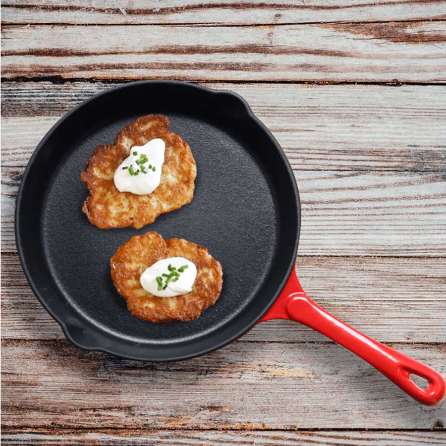 LKS Skillet Red Enamel 260mm