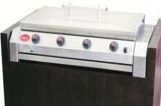 Slim line Chef counter top high pressure gas braai