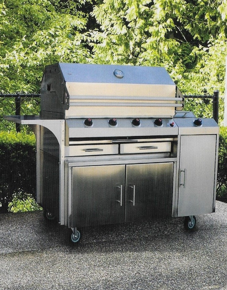 4 Burner Chef Zodiac high pressure mobile gas braai